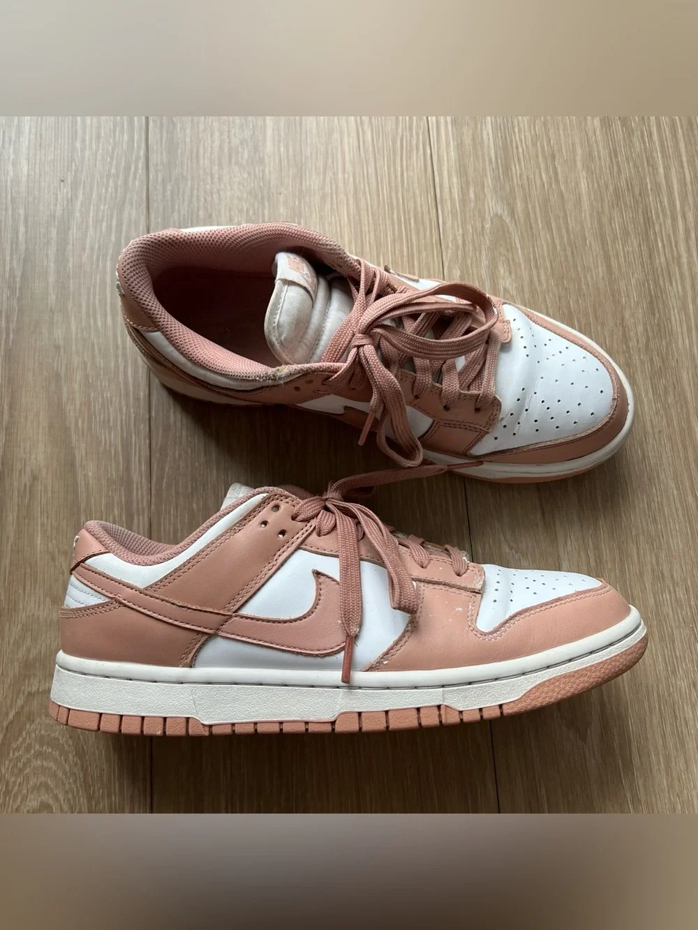 Nike Dunk Low Rose whisper pink trainers #sneakers #lifestyle